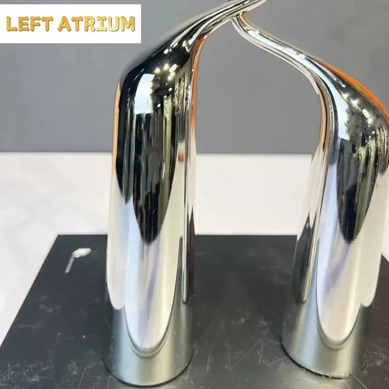 Luxury Metal Double Headed Candle Holder, Room Decoration Ornament, Dining Table Center Candle Holder, Living Room Decoration