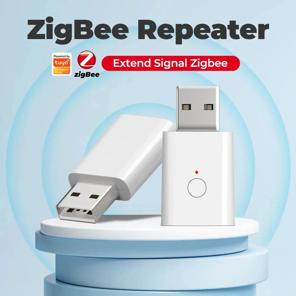 Smart ZigBee Signal Repeater USB Signal Amplifier Extender for Smart Home Device Automation Work with Home Assistant ZigBee2MQTT