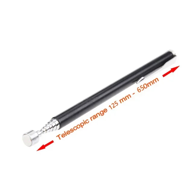 Inspection Mirror LED Light Telescoping Mirrors 360 Rotation Mechanic Tools Magnetic Mirror Telescopic Handle Repairing Tools