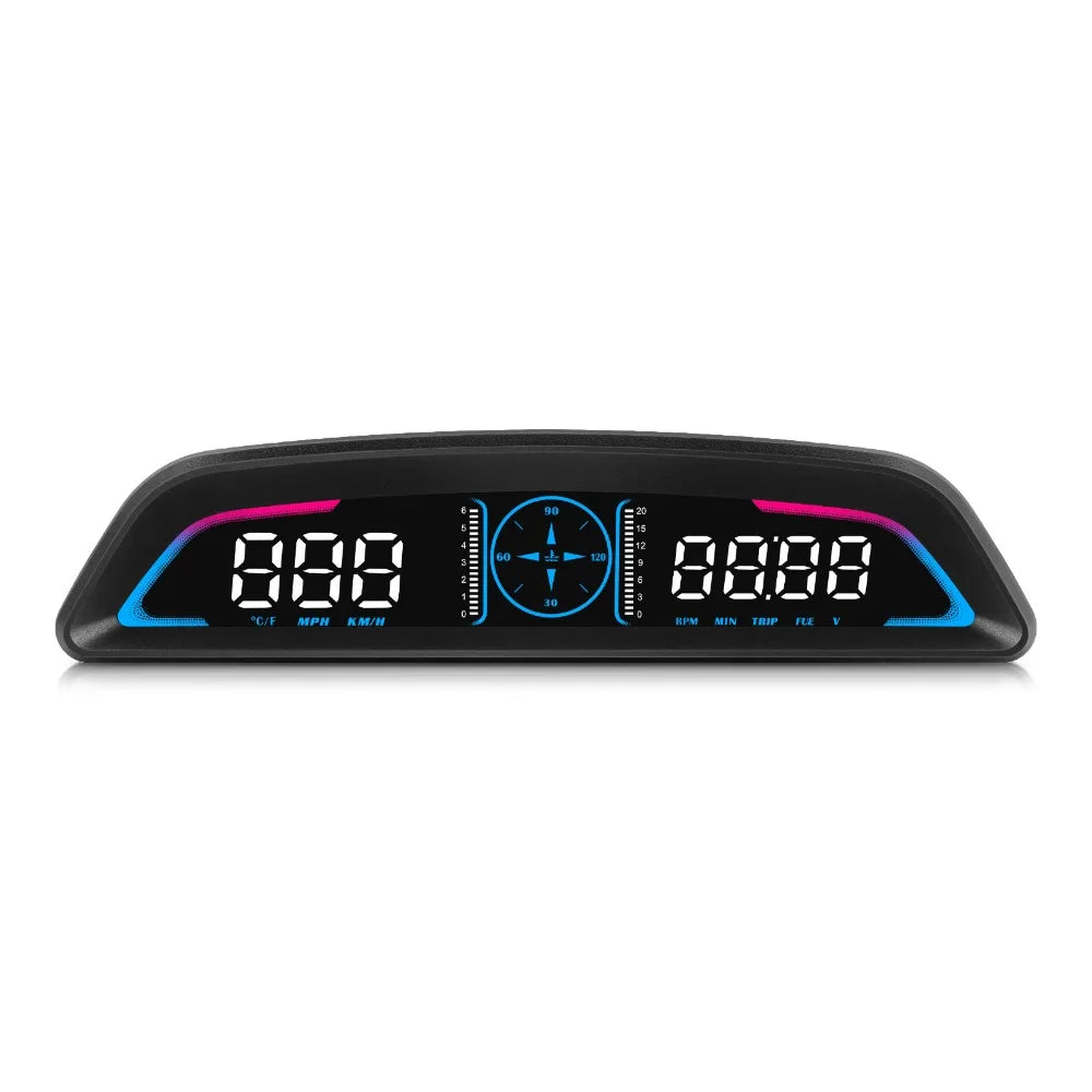 Car OBD/GPS B3 G3 Head Up Display Digital Speedometer Multifunctional HUD Display With Alarm Function Car Auto Accessories