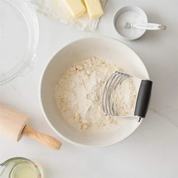 Multi-Purpose Dough Blender Mixer Cream Flour Mixer Scutters Flour Cutters Stainless Steel Powder Beater Rammer Baking Tools