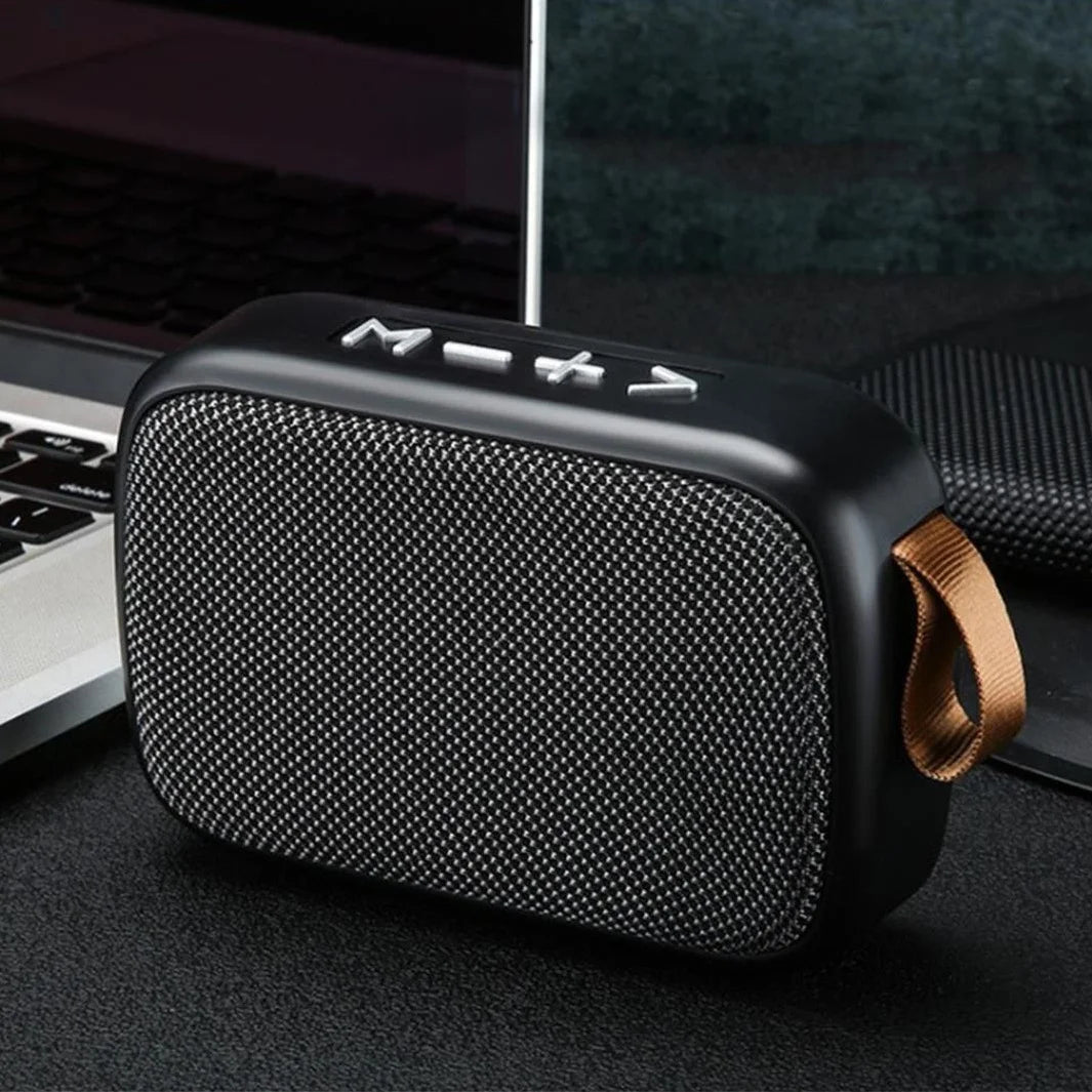 Wireless Mini Bluetooth Speaker with Fabric Design, TF Card Support, 3D Stereo Sound, Designed for Outdoor Use