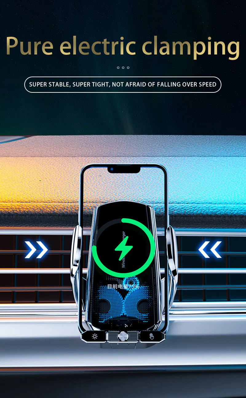 Car wireless charger Magnetic Cell Phone Holder Mobile Phone Stand in Car GPS Support 360° Rotatable Mount For iPhone Xiaomi