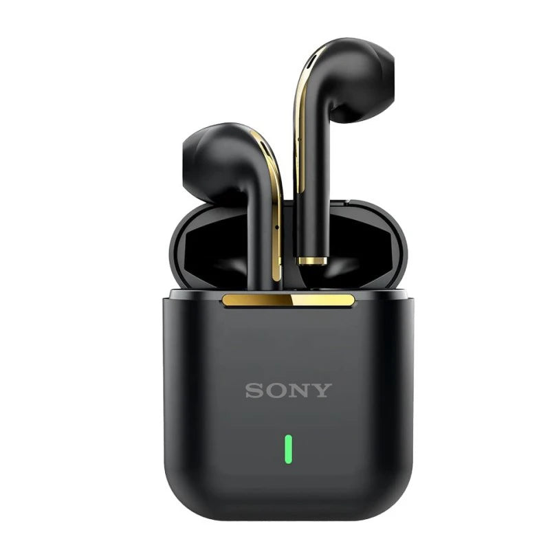 SONY J18 Wireless Bluetooth Earphones HiFI In Ear Stereo Soundtrack Microphone Waterproof Touch Noise Reduction Earphones