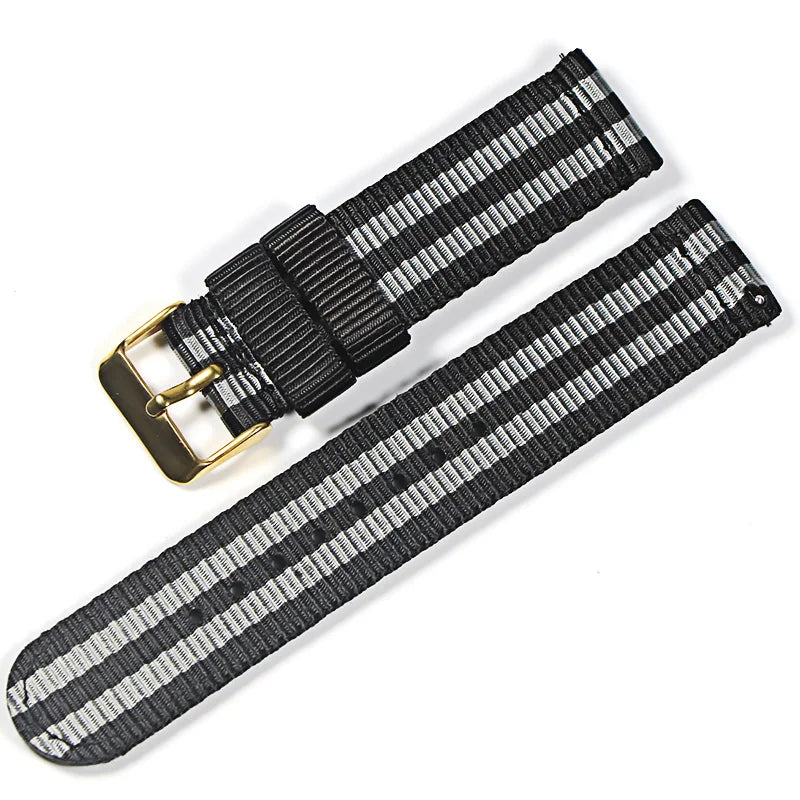 Nylon strap 18mm 20mm strap 22mm strap quick release design suitable for smart watches