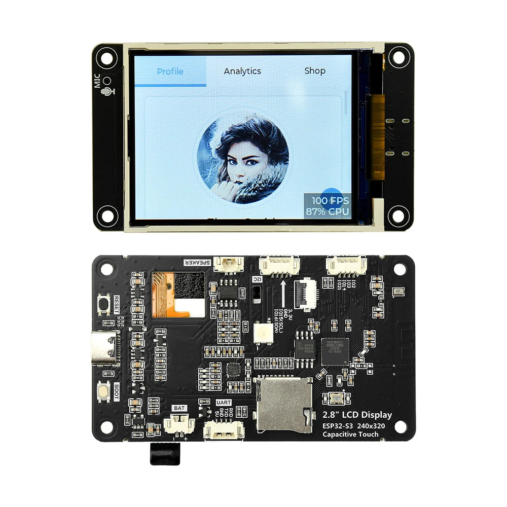 ESP32-S3 ESP32 S3 2.8-inch TFT Module Touch Screen Development Board With WiFi Bluetooth Smart AI Display 240x320 IPS Screen