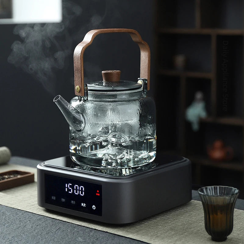 1500W Electric Ceramic Stove Smart Heater Stove Tea Stove Electric Hot Plate Heating Furnace Mini Tea Maker Water Boiler 220V