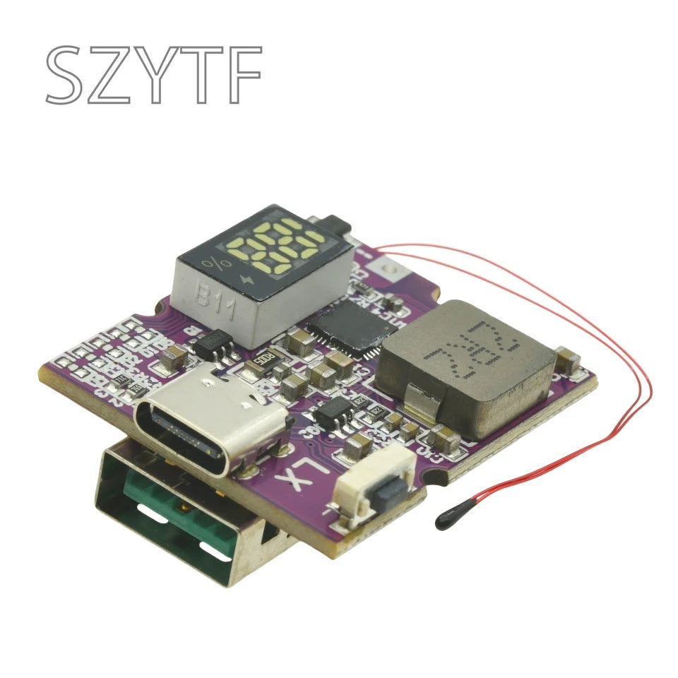 22.5W Power Bank Bidirectional Fast Charging Mobile Power Bank Module for Lithium Battery Charger Board Supports PD/QC2/3.0 QC4+