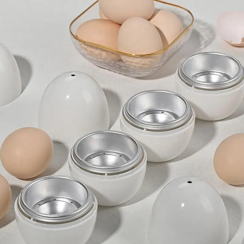 Microwave Egg Poacher Microwave Boiled Egg Maker Cooking Accessories Rapid Egg Cooker Egg Steamer for Hard Soft Boiled Egg