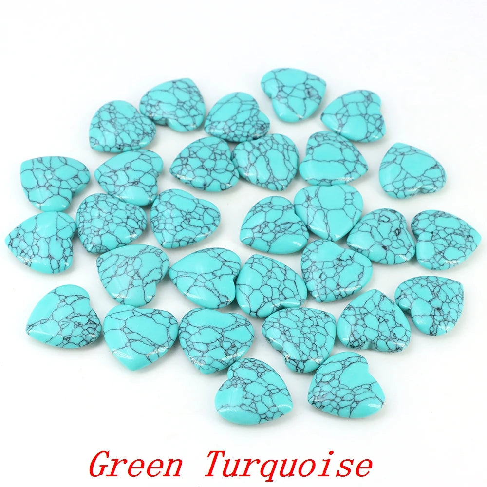 Lots Wholesale Gem Heart Shape LOVE 20MM Natural Crystal Amethyst Agate Bead Healing Reiki Natural Stone Gift Supplies