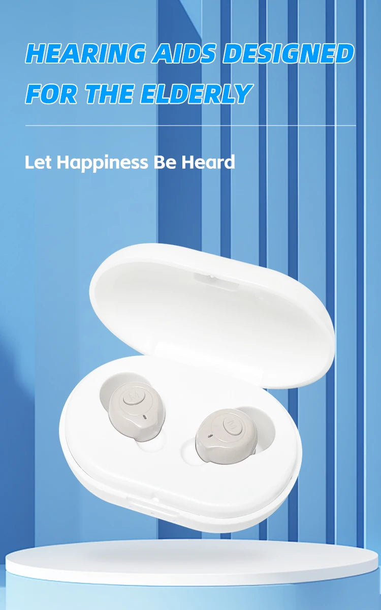 Rechargeable Hearing Aid Multiple noise reduction modes  Sound Amplifier Portable For Elderly People