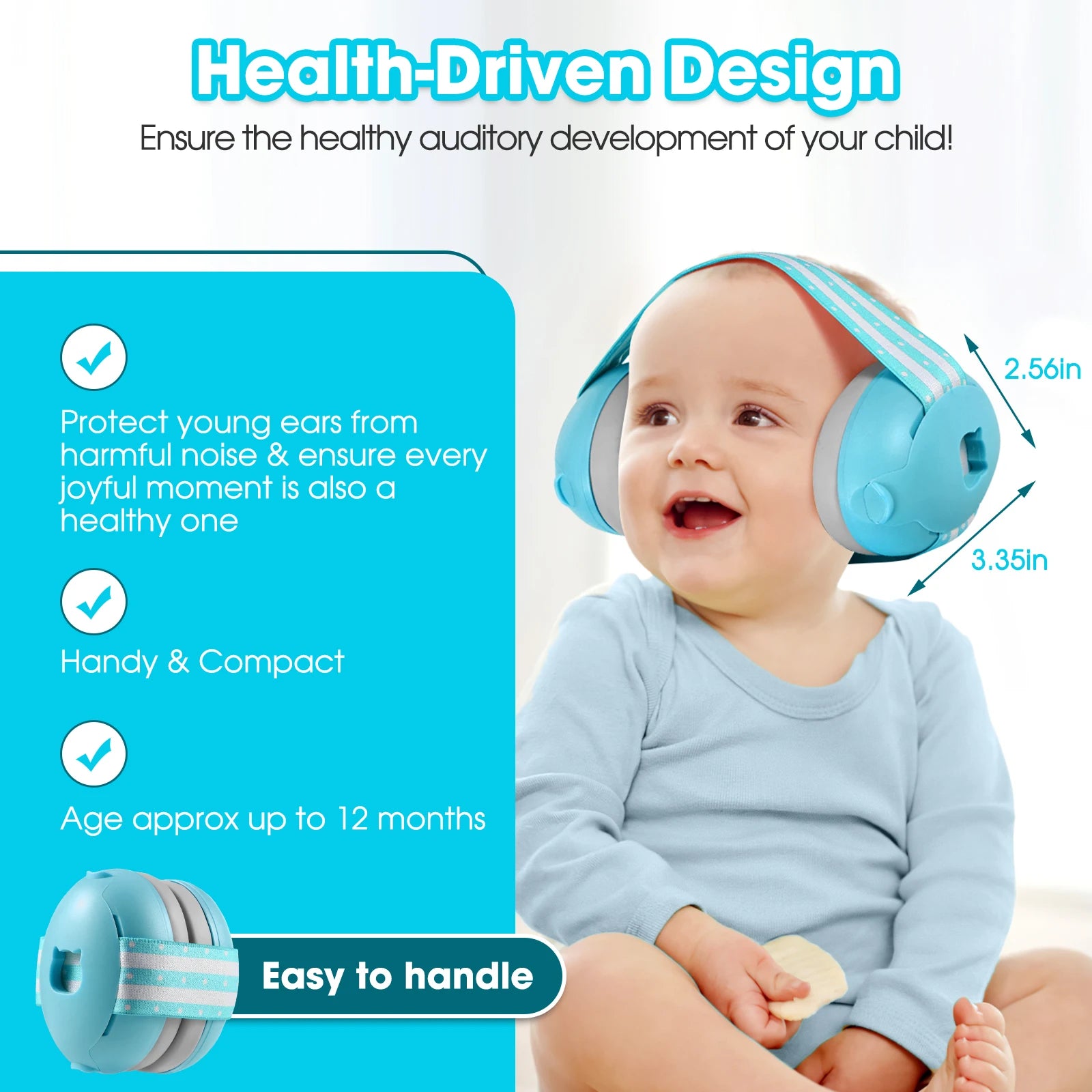 Ear Protection Earmuffs for Newborns