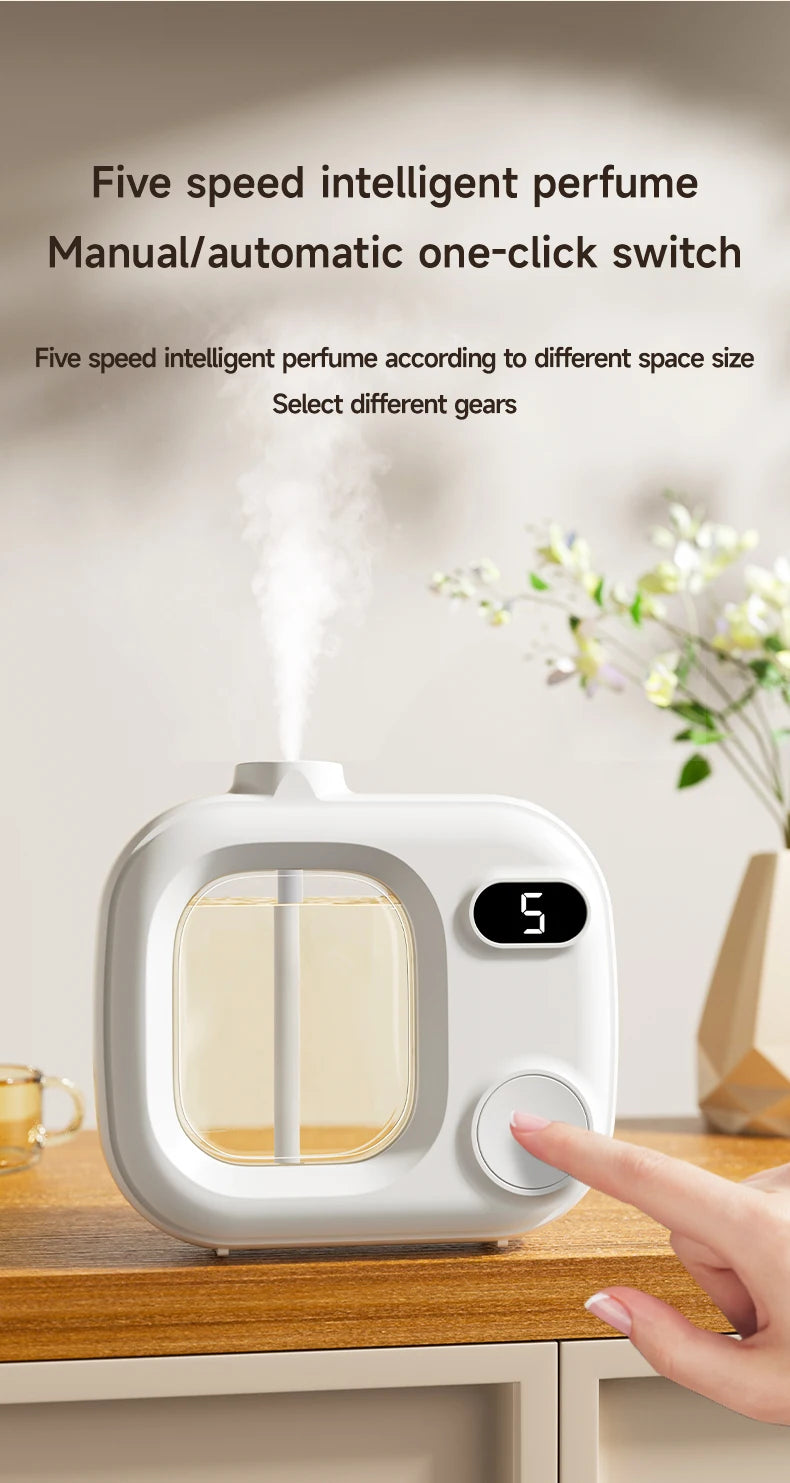 Automatic Aromatherapy Diffuser Air Freshener Deodorant Spray for Family Bedroom Toilet - Fragrance Sprayer Machine