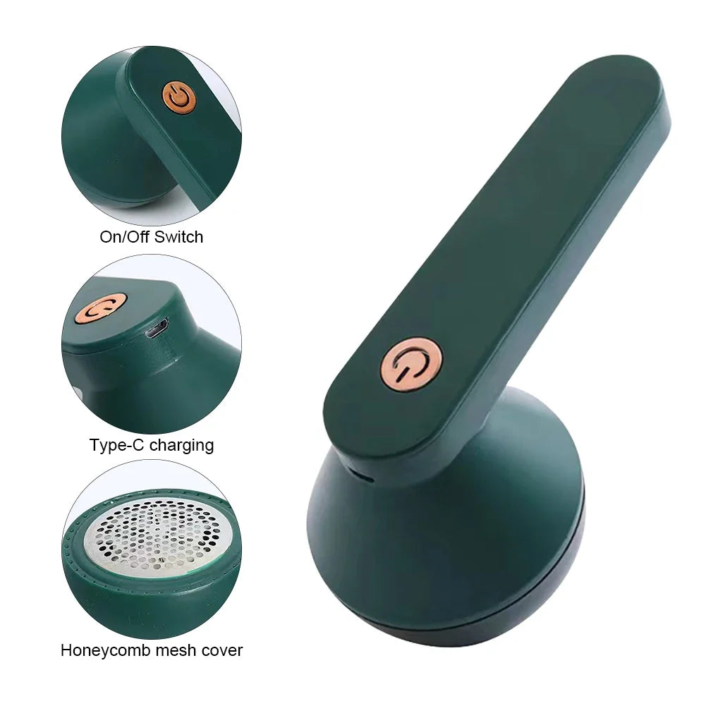 Clothes Bobble Fluff Shaver USB Operated Electric Fur Defuzzer 850mAh Portable Lint Remover Household Cleaning Tool