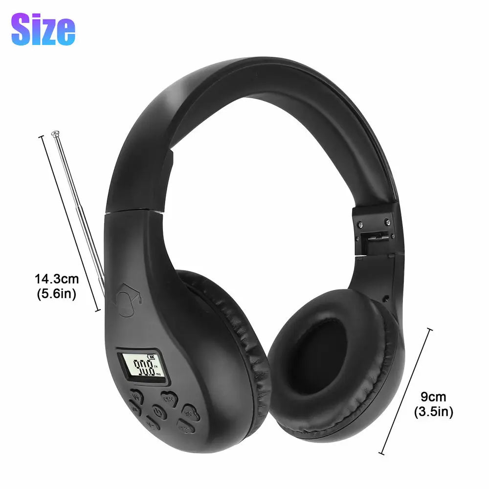 Portable FM Radio Headphone Radio Receiver Stereo Headset Radio Earphone Receiver For Conference Simultaneous Interpretation