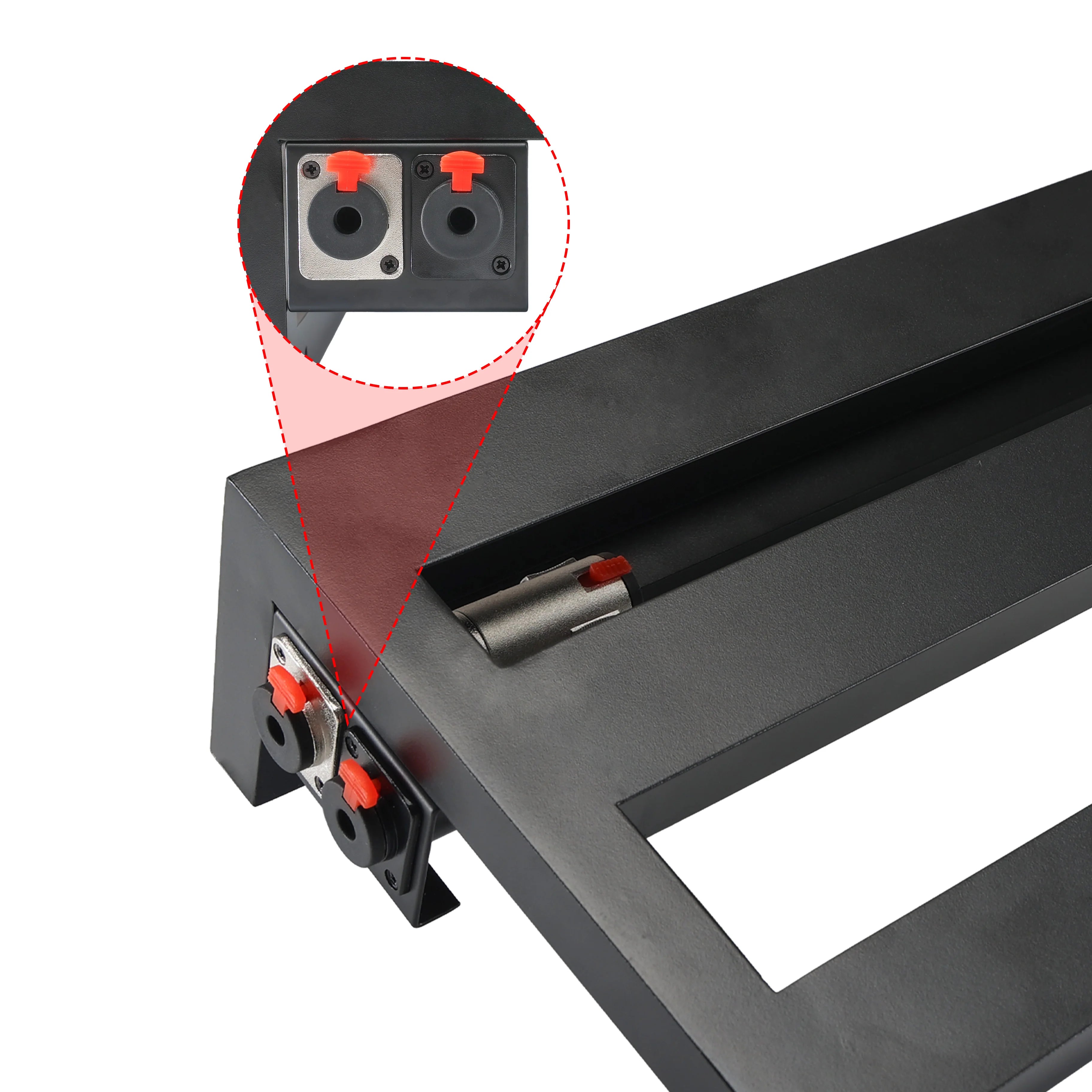 Pro-C DIY PRO Audio Guitar Effect Adaptor Pedal Board Side Port Panel Mount Bracket Kit Accessories