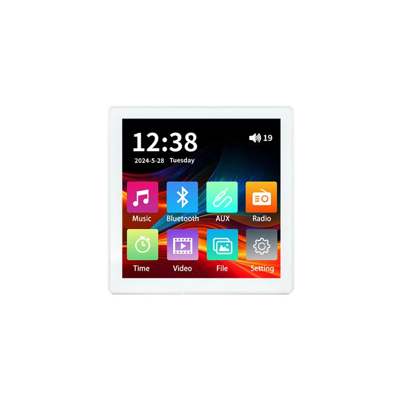 Audio power Amplifiers bluetooths touch screen Background music controller AUX FM Radio home theater systems sound control panel