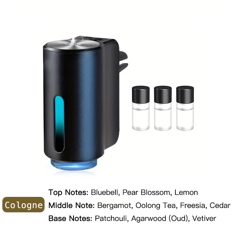 Car Diffuser Purifier Essential Fragrance Aroma AI Air Aromatherapy Humidifier Freshener Perfume Oil Mounted Ionizer Generator