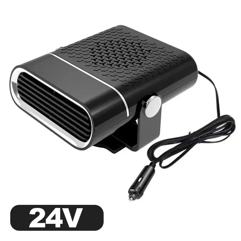 Car Heater Fan 12V/24V Car Heater Electric Cooling Heating Auto Windshield Defroster Defogging Demister Car Anti-Fog Heater