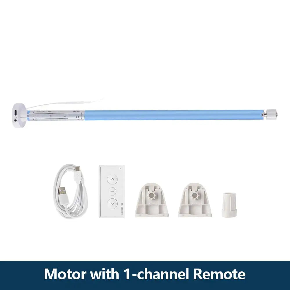 Zemismart Zigbee Electric Roller Blinds Motor for 17 25 28mm Tube Battery Powered Smart Curtain Engine Work with Tuya Smart App