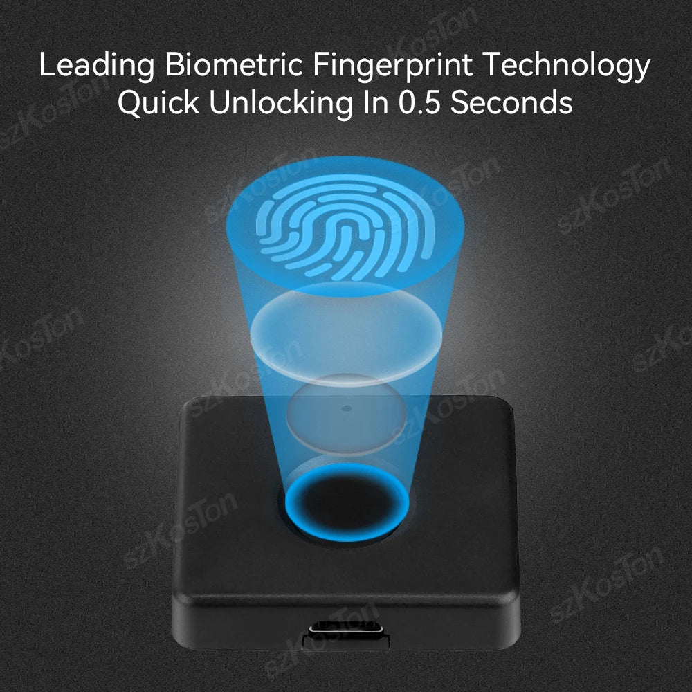 Smart Home Biometric Fingerprint Lock Hidden Drawer Electronic Lock Privacy File Storage Keyless Residential Security Protection