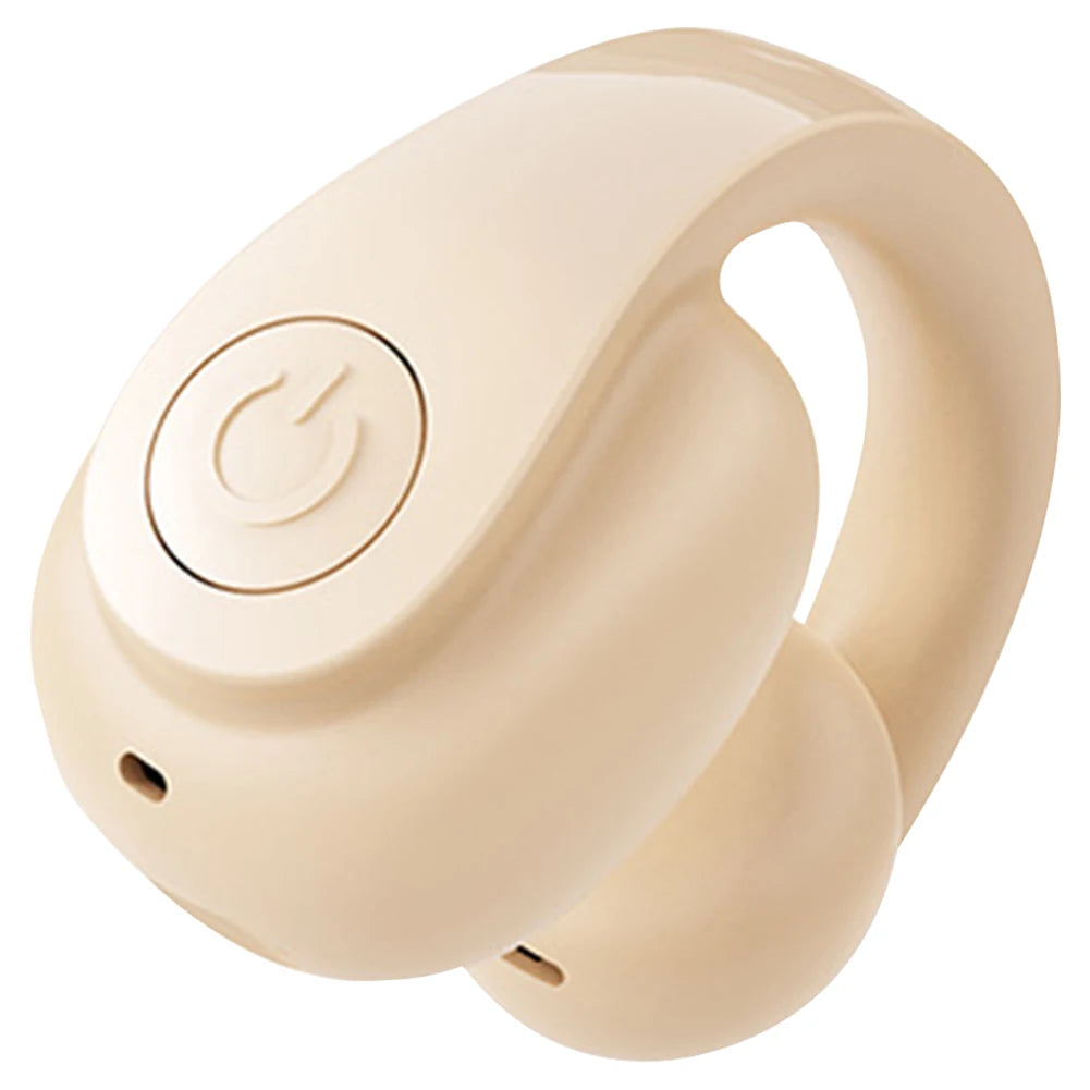 Wireless Ear Clip On Earphone Bluetooth-Compatible 5.4 EarBuds Noise Canceling HiFi Stereo Headset Waterproof Clip On Headphone