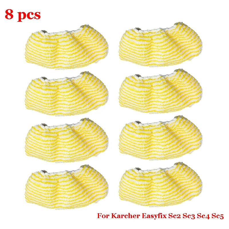 Steam Mop Cloth For Karcher Easyfix Sc2 Sc3 Sc4 Sc5 Handheld Vacuum Cleaner Part Yellow  Mop Cloth Cover Rags Pads  Accessory