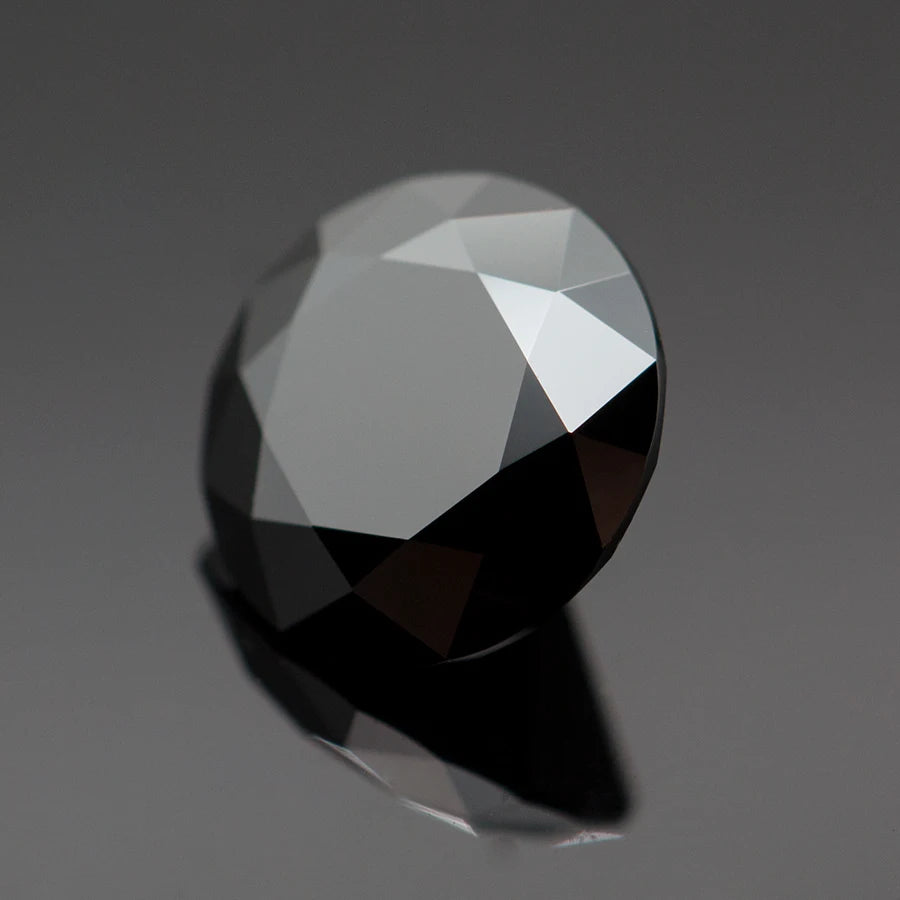 Natural Black Color Moissanite Loose Stone Moissanita Lab Diamond GRA Certified Moissanite Gemstone Pass Diamond Tester