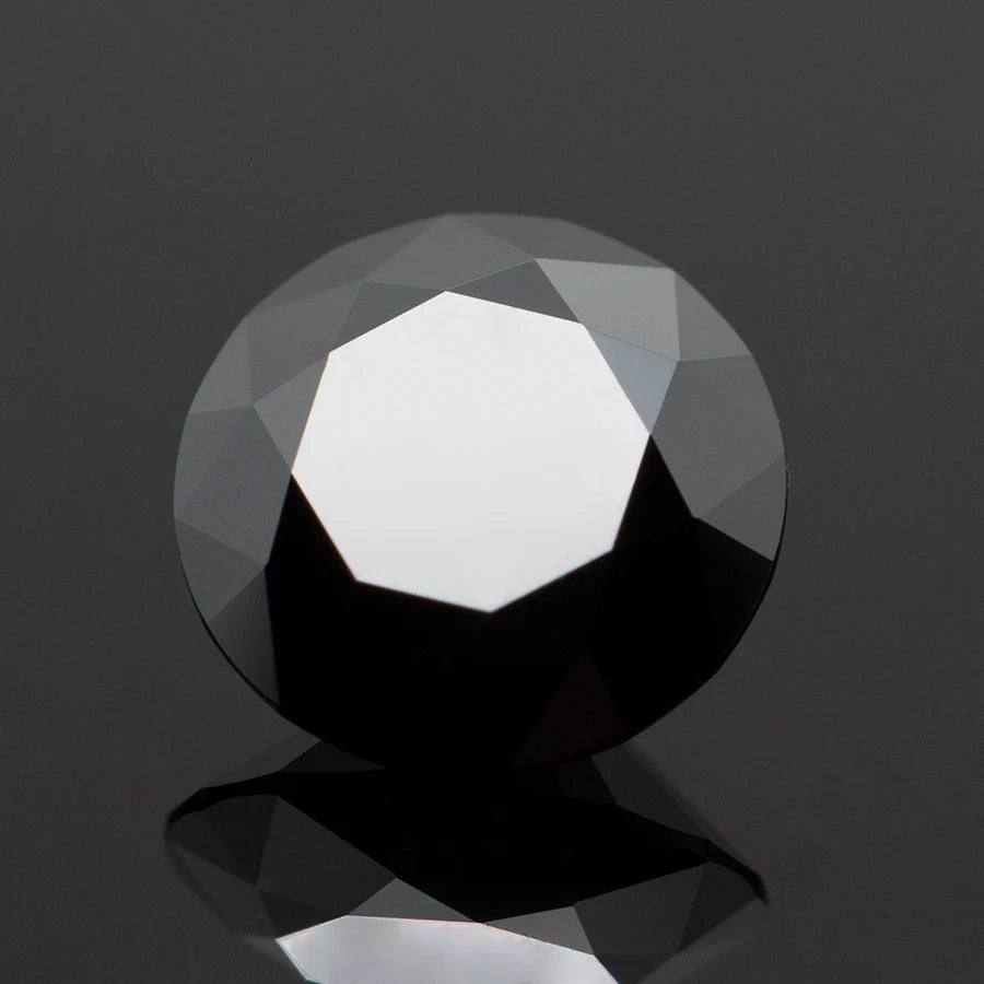 Natural Black Color Moissanite Loose Stone Moissanita Lab Diamond GRA Certified Moissanite Gemstone Pass Diamond Tester