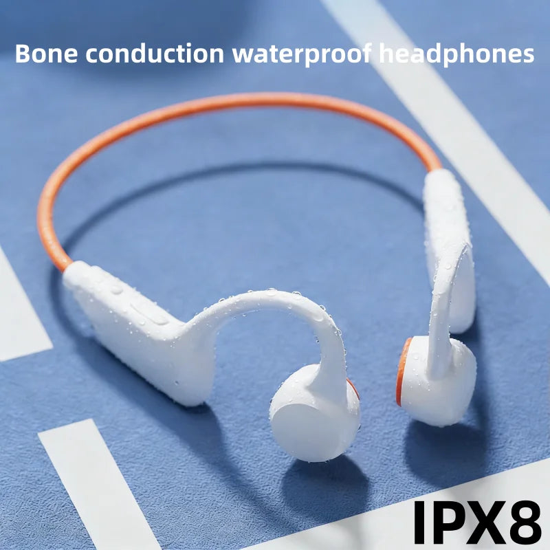 Bone Conduction Headphones IPX8 Waterproof MP3 32GB Bluetooth5.4 Wireless Headphones With Mic Swimming Sports Fitness 2026 New