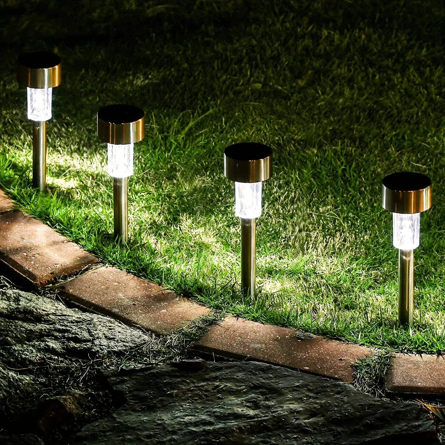 Outdoor Solar Landscape Lawn Lights,  Garden Lights, Waterproof Decoration Lights for  Pathways, Patio, Yards, Lawns, Walkways