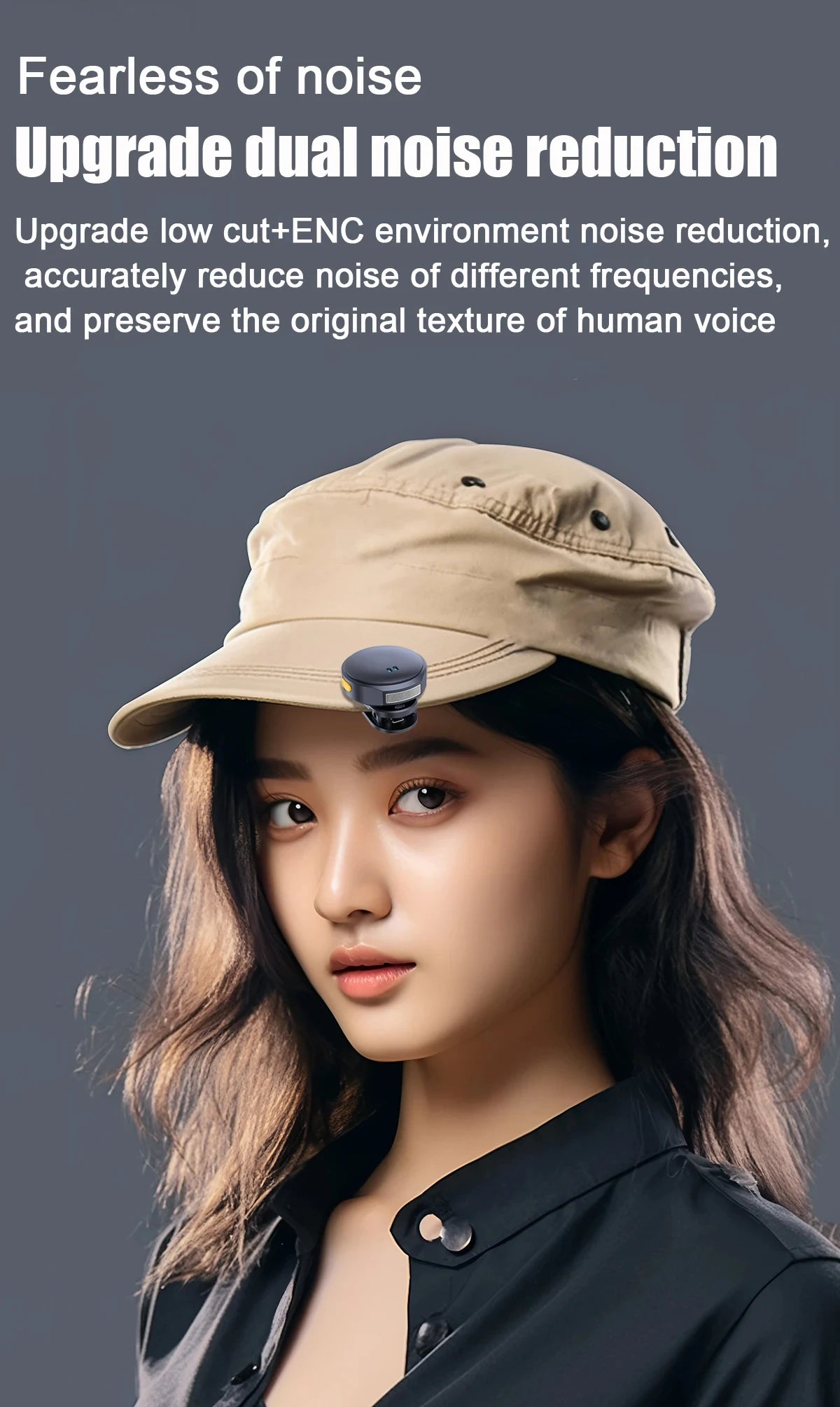 Wireless Lavalier Microphone 2.4G Wireless Microphone Magnetic Suction Microphone Dual Noise Reduction Mic For Video Recording