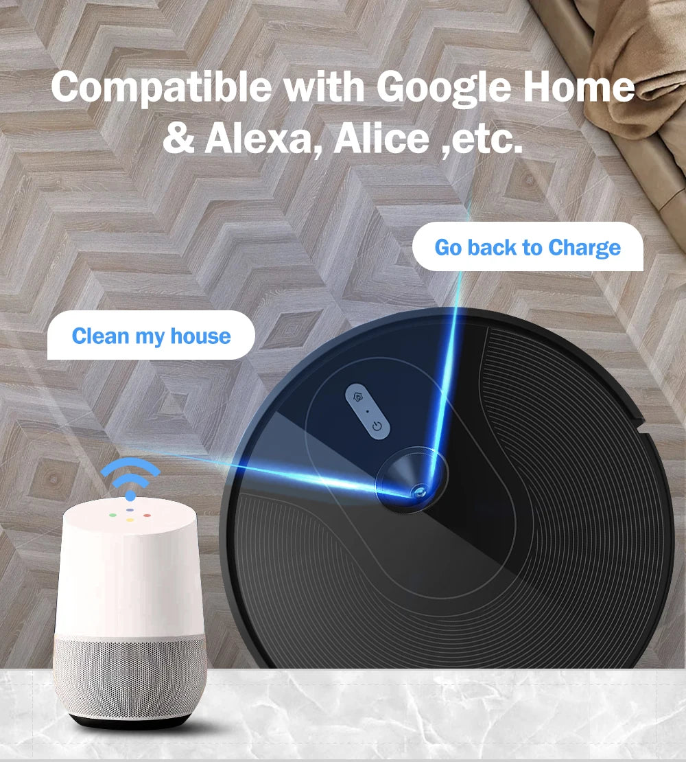 Robot Vacuum Cleaner ABIR X6 ,Visual Navigation,APP Virtual Barrier,6000PA Suction,Smart Home Mop,Floor Carpet Washing Tool