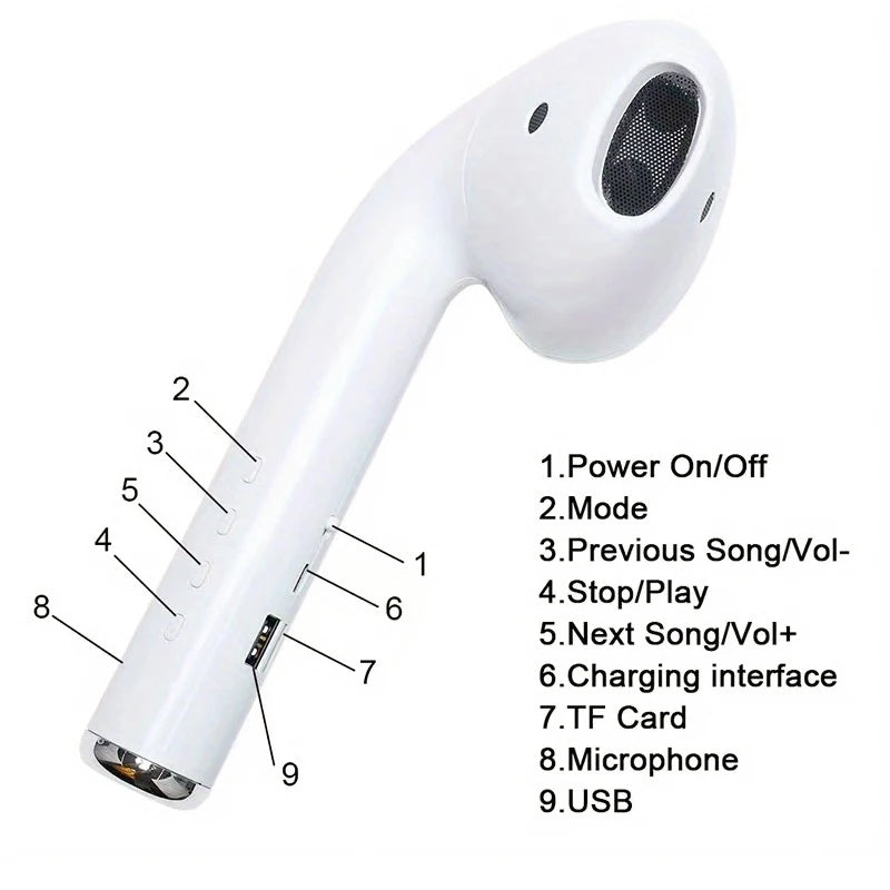Wireless Bluetooth Speaker AirPods Model Giant Headphones Bluetooth Speaker Support TF Card Novelty Speaker Creative Gift