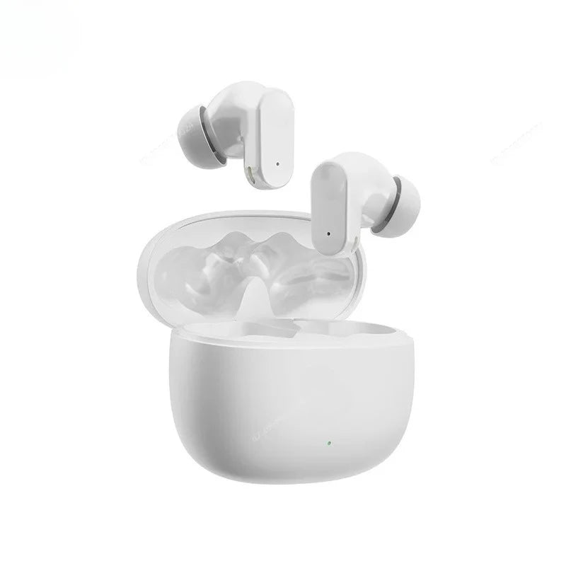 Wireless Bluetooth Earbuds Comfort Fit Metal Diaphragm Hi-Fi Sound Long Battery Life Earphones ENC Noise Cancellation With Mic