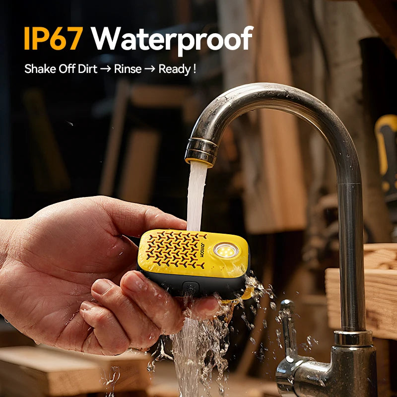 Joyroom Magnetic Bluetooth 5.4 Speakers Wearable Clip-On Wireless Waterproof Speaker with Light Clean Sound/ENC Built-in Mic