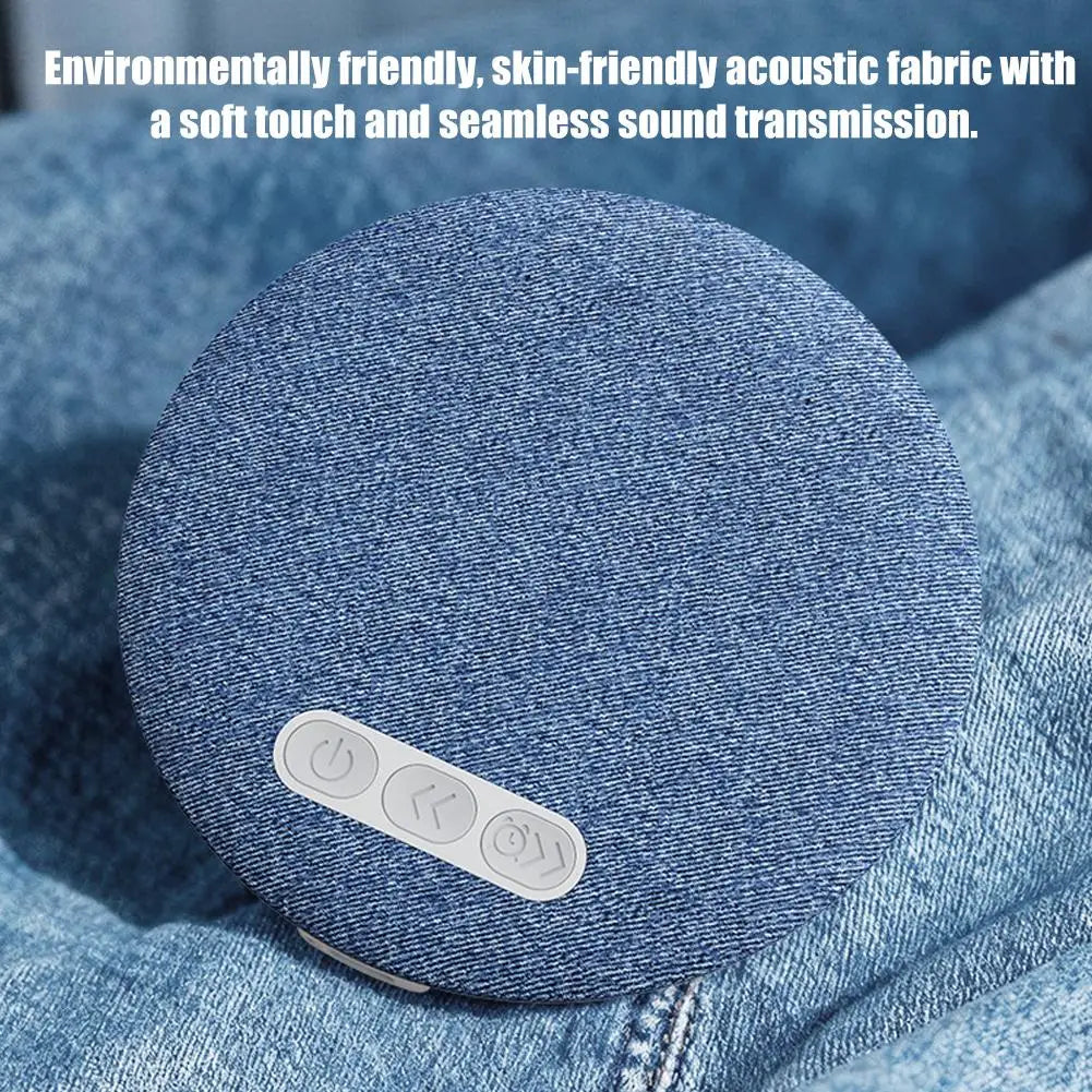 Bluetooth Pillow Speaker for Sleeping, Ultra-Thin Under Pillow Sound Machine with White Noise HiFi Stereo Audio Sleeping Aid
