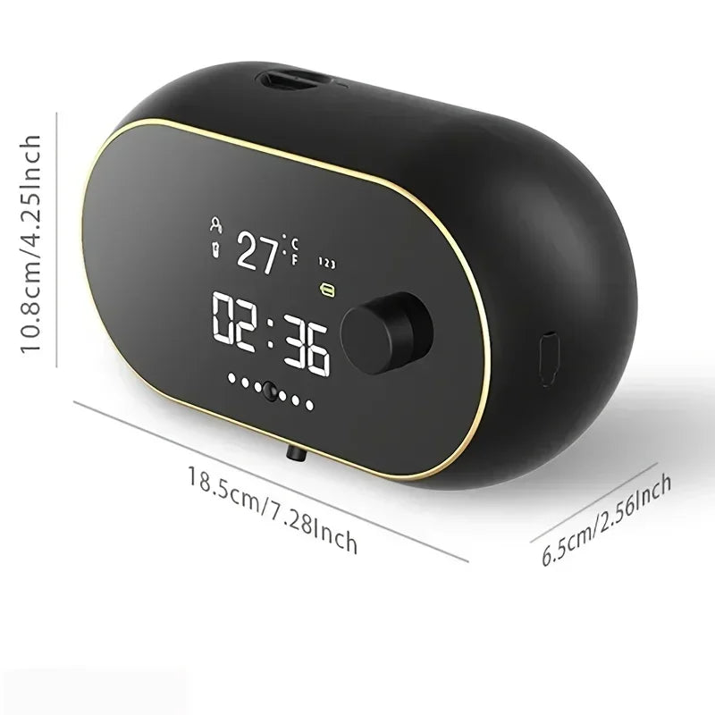 Automatic Induction Hand Washer Wall Mounted Soap Diapenser Electric USB Charging with LED Display Foam Machine Liquid Dispens