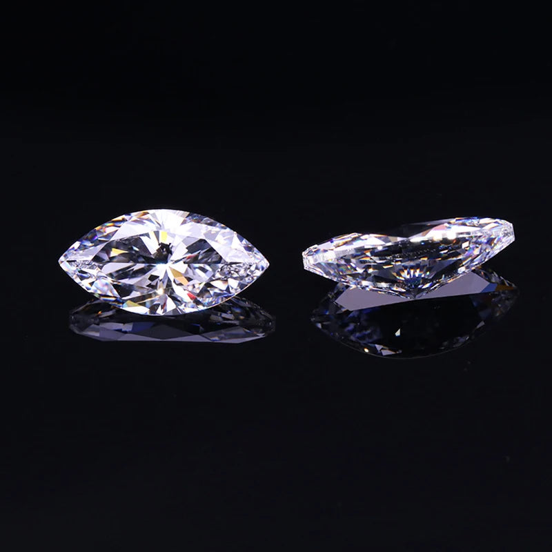 DJMAX 0.05-30ct Rare Marquise Cut Moissanite Loose Stone D Color VVS1 Super White Certified Marquise Moissanite Diamond