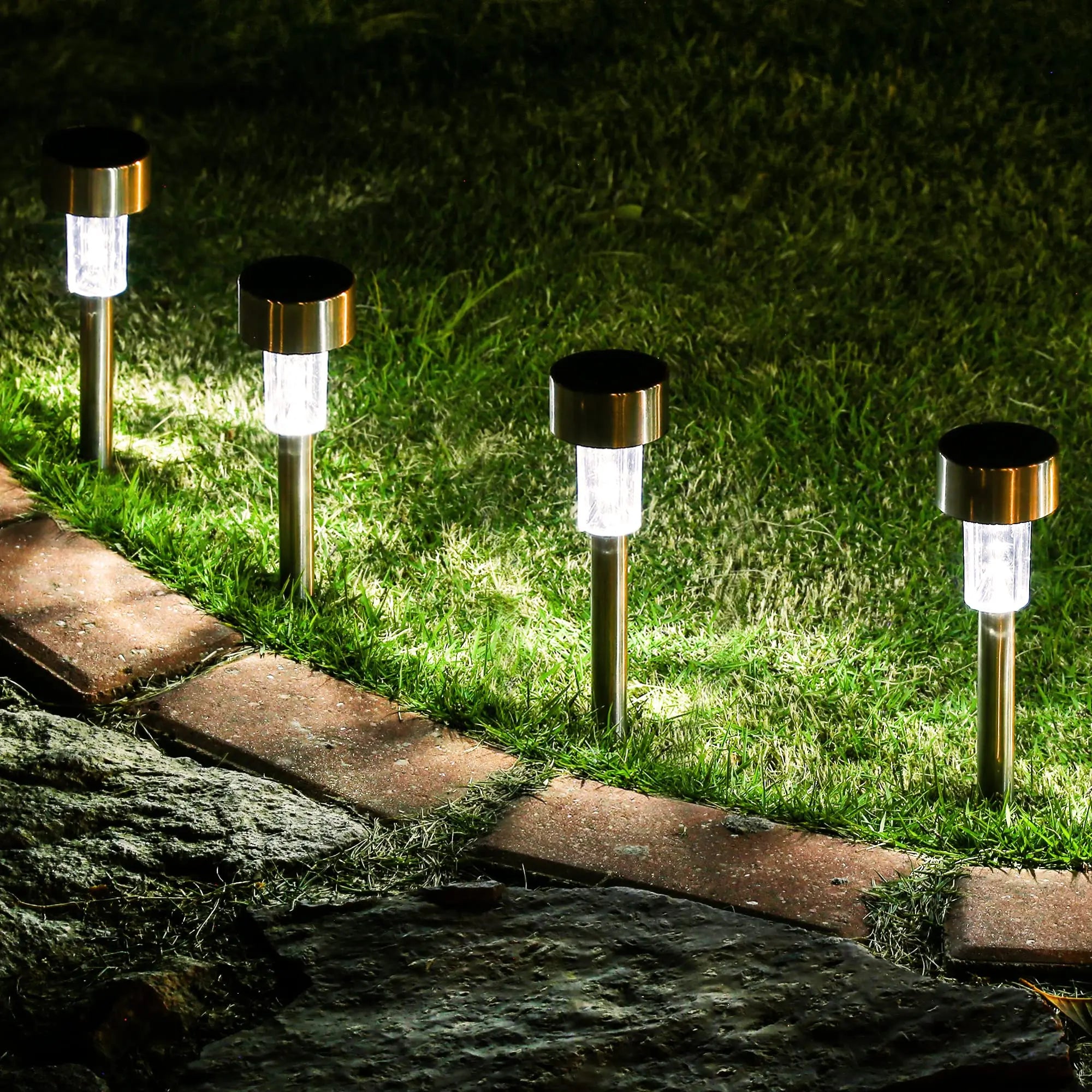 Outdoor Solar Landscape Lawn Lights,  Garden Lights, Waterproof Decoration Lights for  Pathways, Patio, Yards, Lawns, Walkways