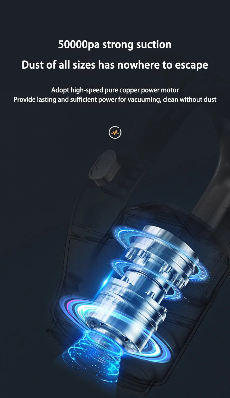 Wireless Handheld Vacuum Cleaner Cordless Handheld Vacuum Chargeable Auto Vacuum for Home & Car & Pet Mini Vacuum Cleaner