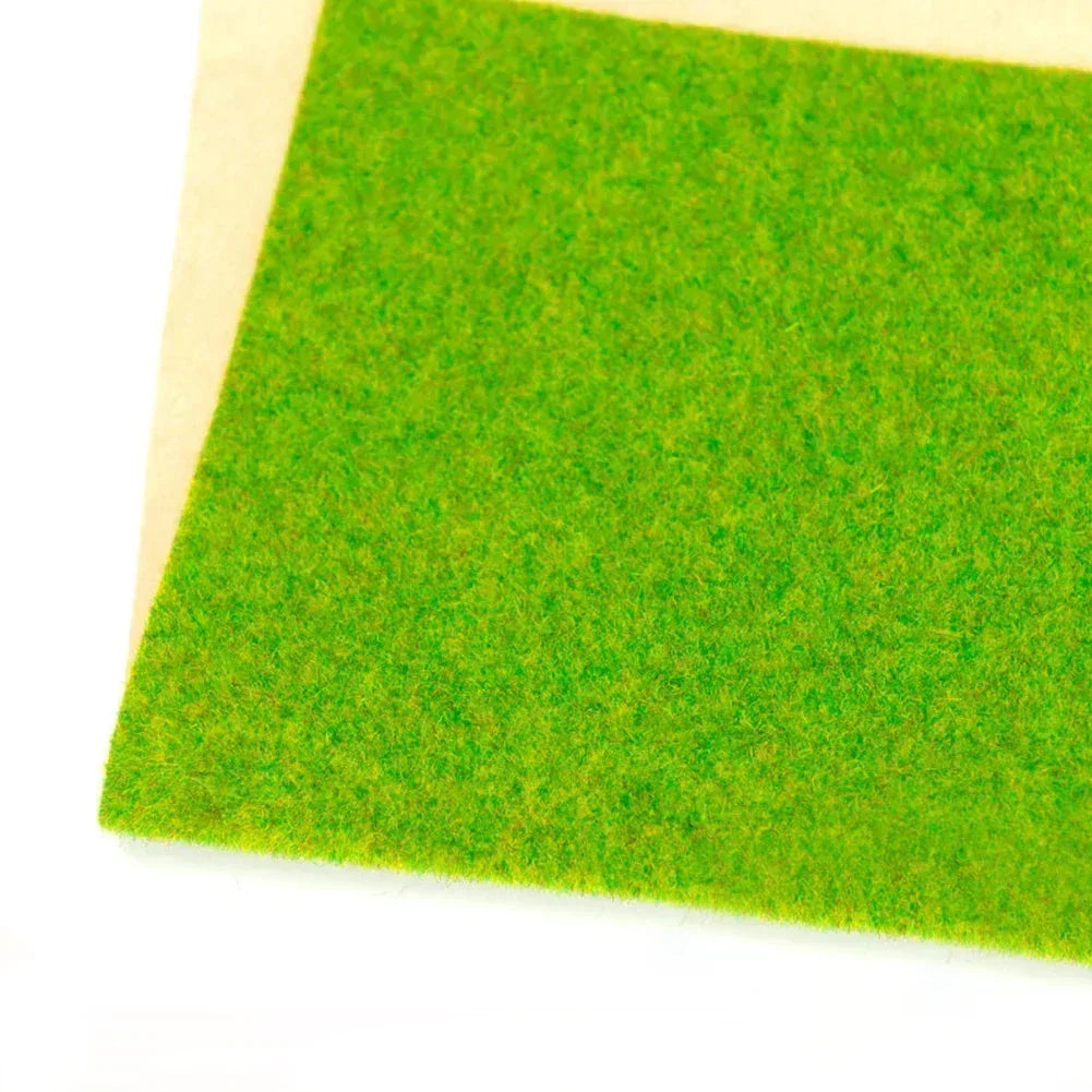 35x100cm Artificial Grass Mat Layout Train Railway Artificial Lawn Carpet Model Grass Mat Turf 3D Landscape Grass Mat Garden Dec