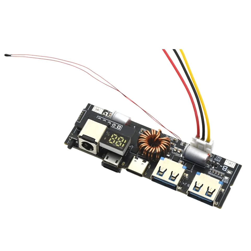 3S/4S/5S Bidirectional PD Power Bank Module – 6 Port 65W~100W Fast Charge DIY Mobile Power Motherboard Kit