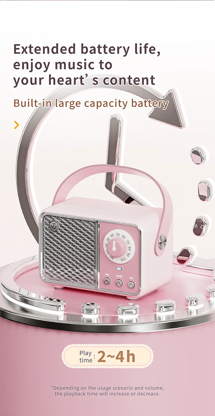 Caixa De Som Bluetooth Speaker Portable Sound Box Music Wireless Radio FM Mini Bocina Mp3 Coluna Column Blootooth Audio Baffle