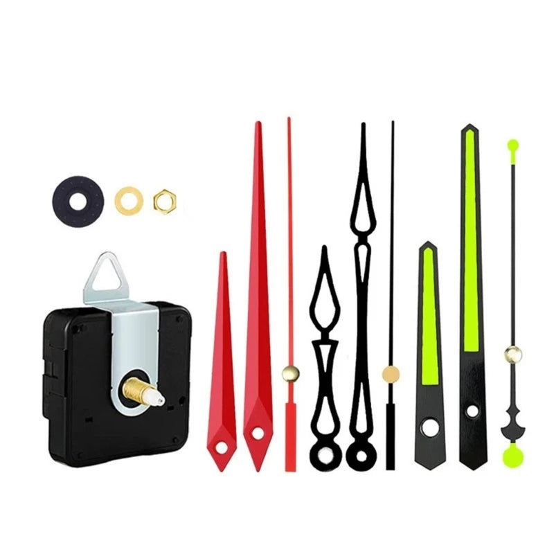 High Accuracy Clock Movement Mechanism DIY Clock Repair Tool Set with Noiseless Movement Clock Hands Wall Repair Tools 87HA