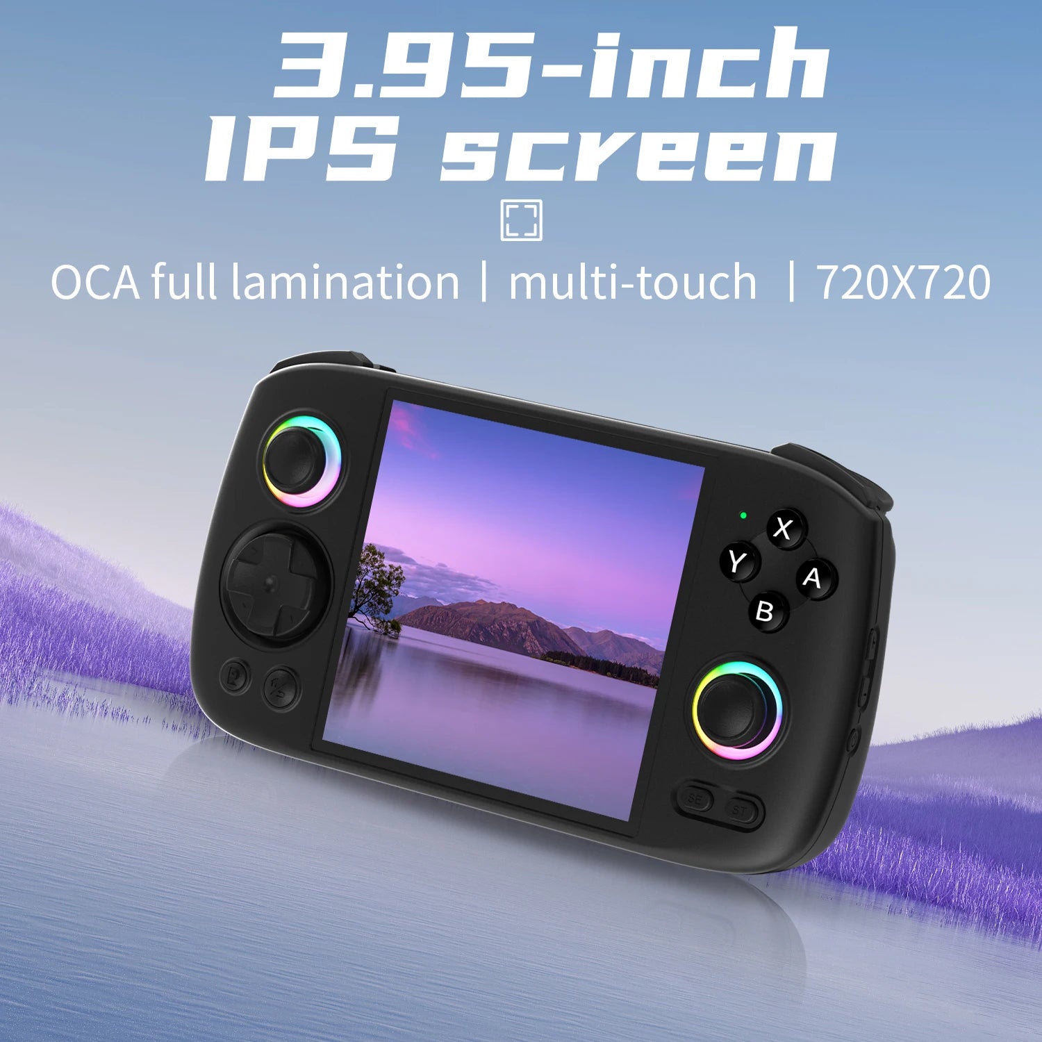 Anbernic RG Cube Handheld Game Console 3.95'' IPS Multi-touch Screen T820 Android 13 RGB Joystick 5200mAh Video Gaming Consoles