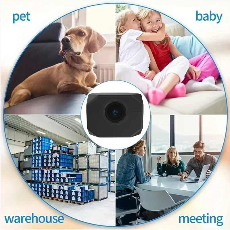 4K HD WiFi Mini Security Camera Smart Home Indoor IP Surveillance with APP Remote Monitoring Lightweight Portable Design 2026
