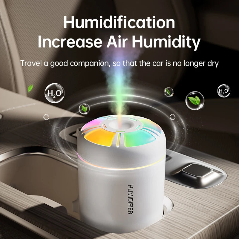 180ML Mini Air Humidifier USB Electric Aroma Diffuser Essential Oil Purifier Aromatherapy Mist Maker Lights For Car Home Bedroom