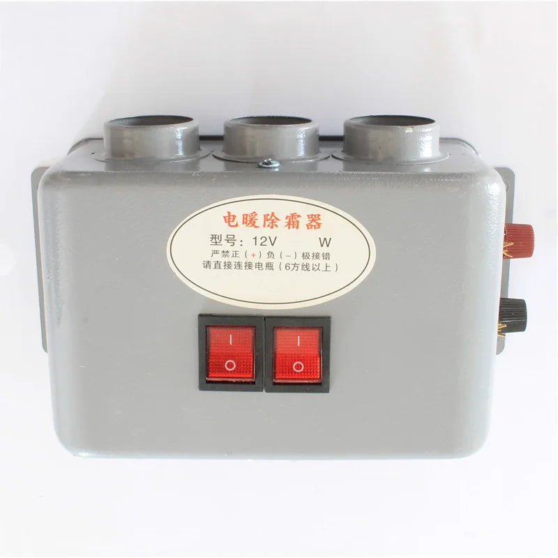 12V 24V 800W Car Heater Electric Cooling Heating Fan Portable Electric Dryer Windshield Defogging Demister Defroster Trucks Boat