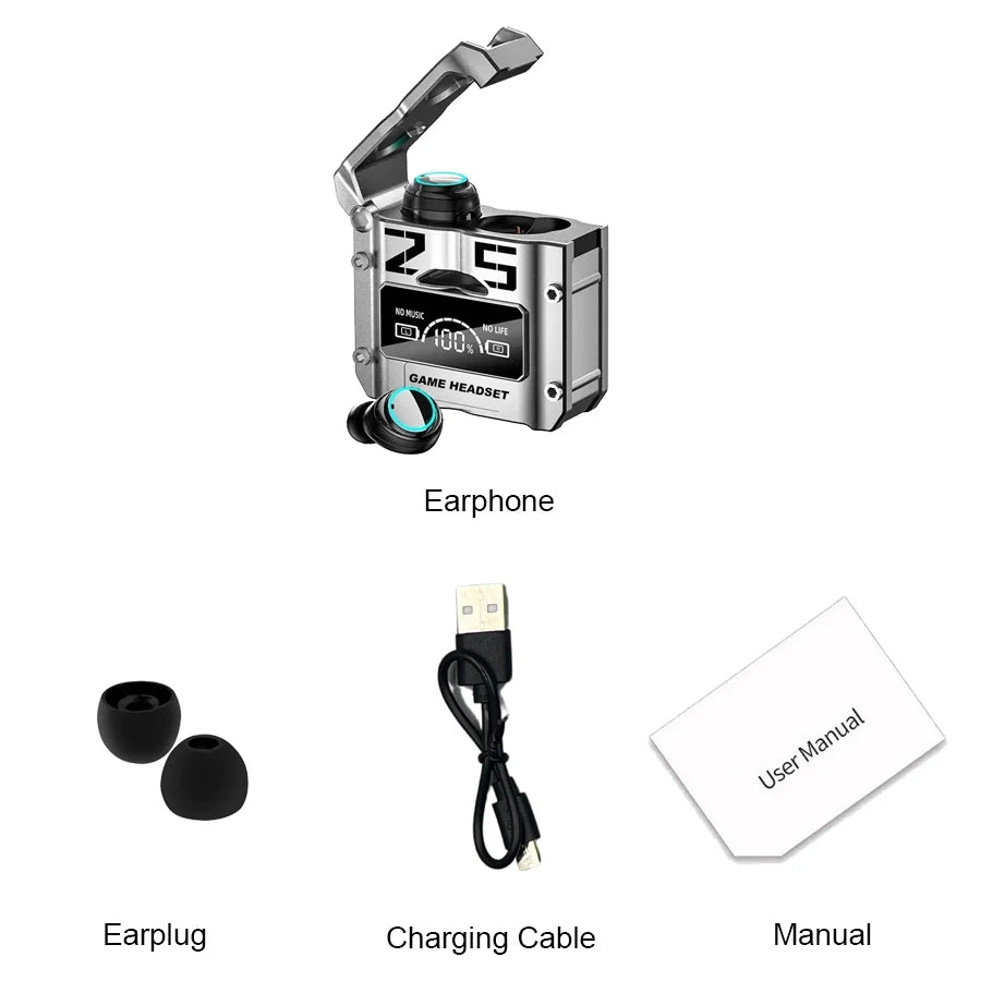 Original M25 TWS Wireless Headphones Earphones Bluetooth Touch Control Noise Reduction Stereo Earbuds Headsets for Xiaomi Iphone